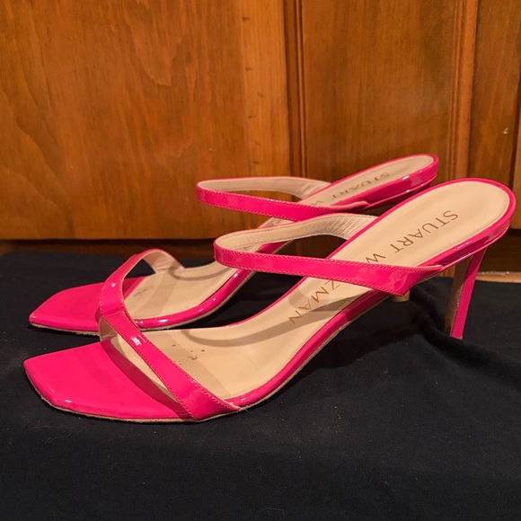 Stuart Weitzman Shoes - Stuart Weitzman Fuchsia Heeled Sandals Size 8